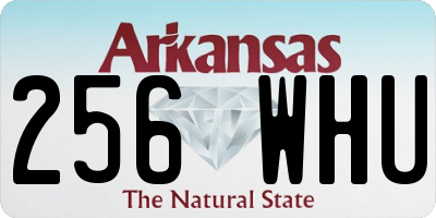 AR license plate 256WHU