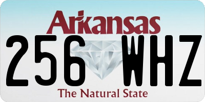 AR license plate 256WHZ