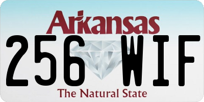 AR license plate 256WIF