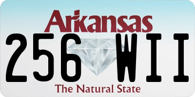 AR license plate 256WII
