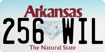 AR license plate 256WIL