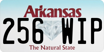 AR license plate 256WIP