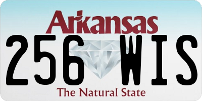 AR license plate 256WIS