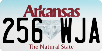 AR license plate 256WJA