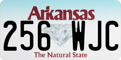 AR license plate 256WJC
