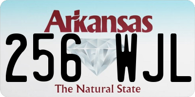 AR license plate 256WJL