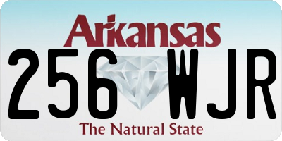 AR license plate 256WJR