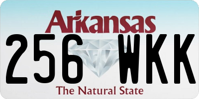 AR license plate 256WKK