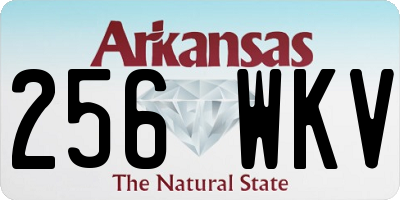 AR license plate 256WKV