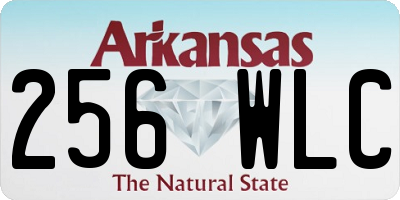 AR license plate 256WLC