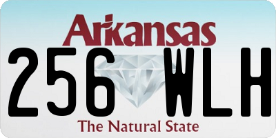 AR license plate 256WLH