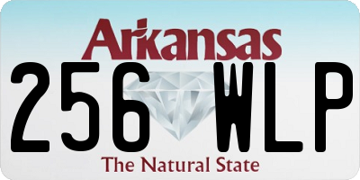 AR license plate 256WLP