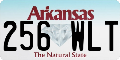 AR license plate 256WLT