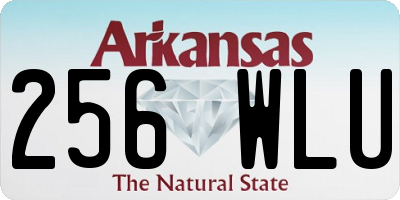 AR license plate 256WLU