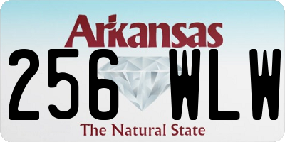 AR license plate 256WLW