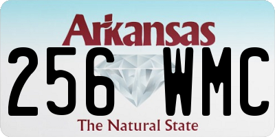 AR license plate 256WMC
