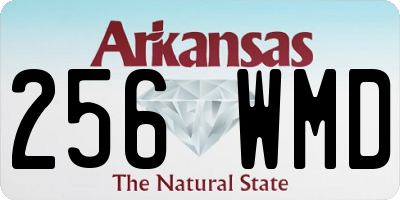 AR license plate 256WMD