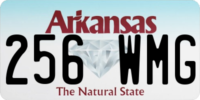 AR license plate 256WMG