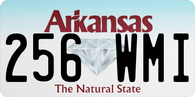 AR license plate 256WMI