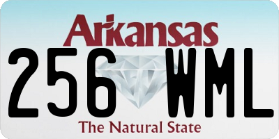 AR license plate 256WML