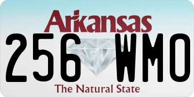 AR license plate 256WMO