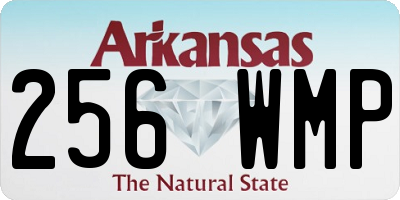 AR license plate 256WMP