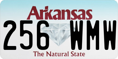 AR license plate 256WMW