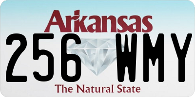 AR license plate 256WMY