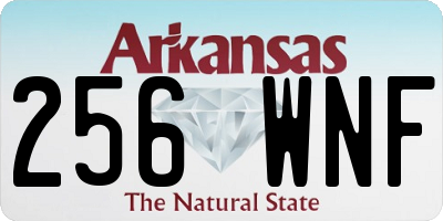 AR license plate 256WNF