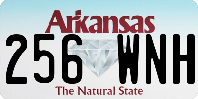 AR license plate 256WNH