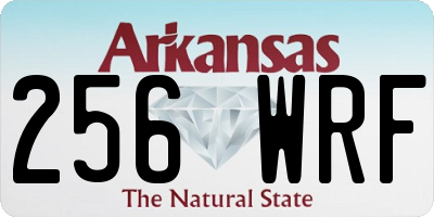 AR license plate 256WRF