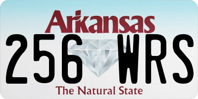 AR license plate 256WRS