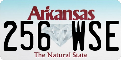AR license plate 256WSE