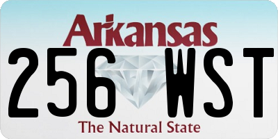 AR license plate 256WST