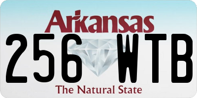 AR license plate 256WTB