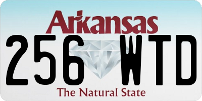 AR license plate 256WTD