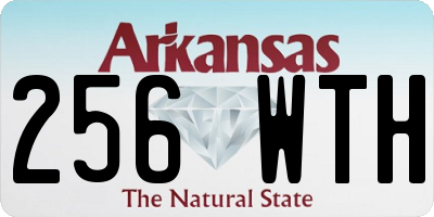 AR license plate 256WTH