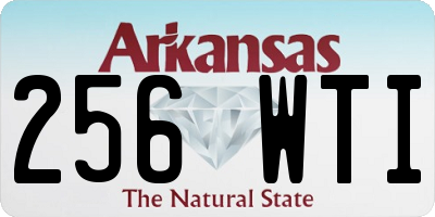 AR license plate 256WTI