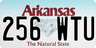 AR license plate 256WTU