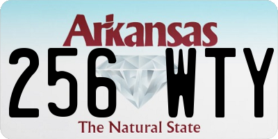 AR license plate 256WTY