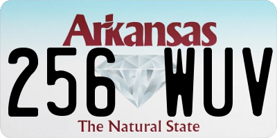 AR license plate 256WUV