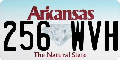AR license plate 256WVH