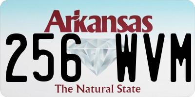 AR license plate 256WVM