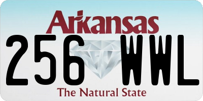 AR license plate 256WWL