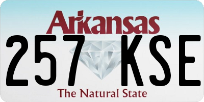 AR license plate 257KSE