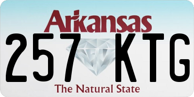 AR license plate 257KTG