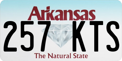 AR license plate 257KTS