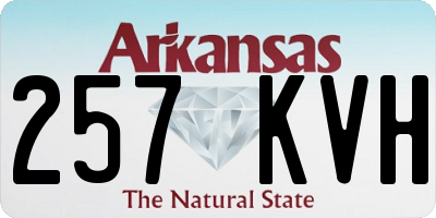 AR license plate 257KVH