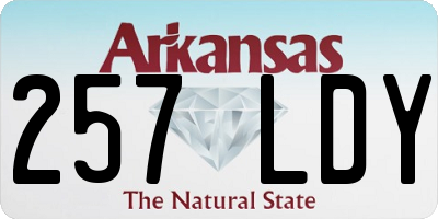 AR license plate 257LDY