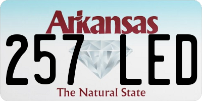 AR license plate 257LED